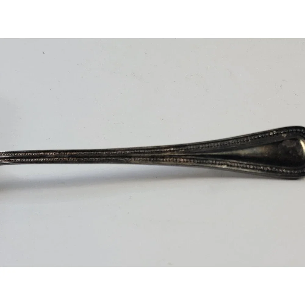 Vintage Italy Silverplated Cake Pie Server Ornate Floral Engraved 12